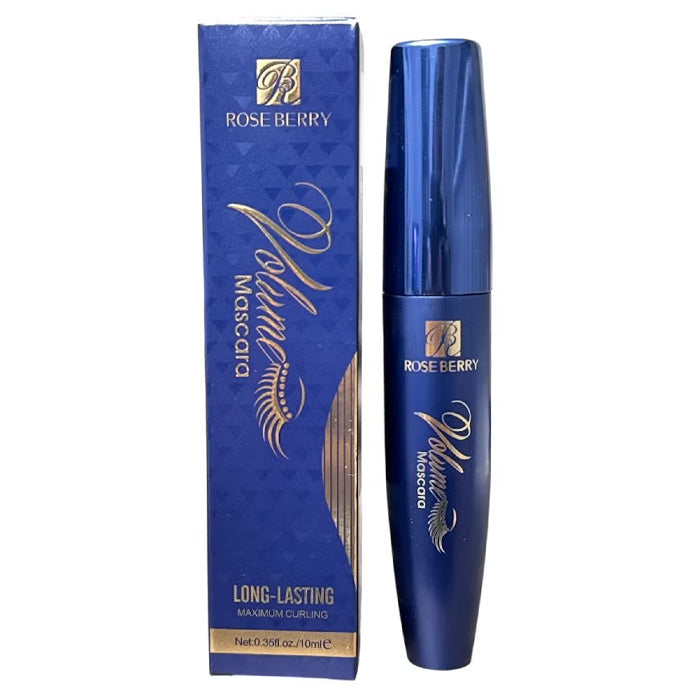 rose berry volume curling blue mascara