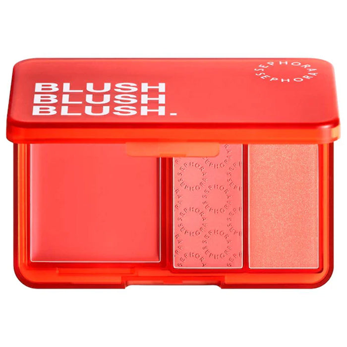 sephora blush blush trio palette 02 sunset chaser