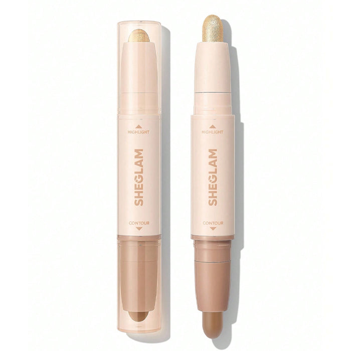 sheglam fine line 2 in 1 contour & highlight stick