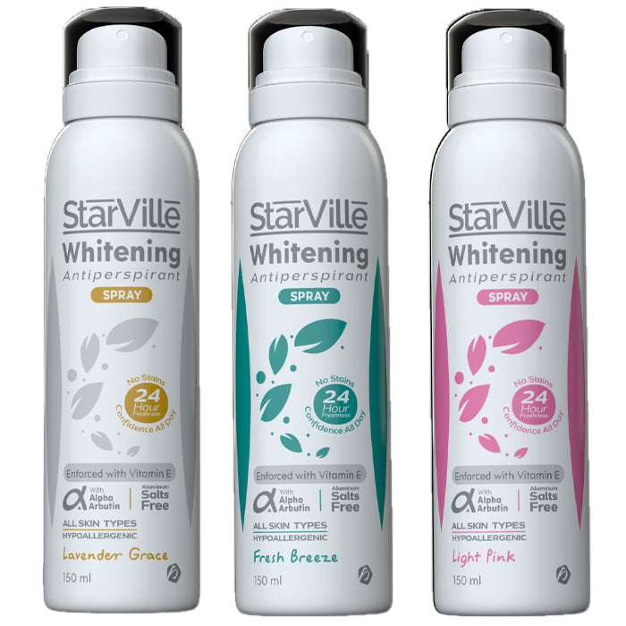 starville whitening antiperspirant spray 150ml