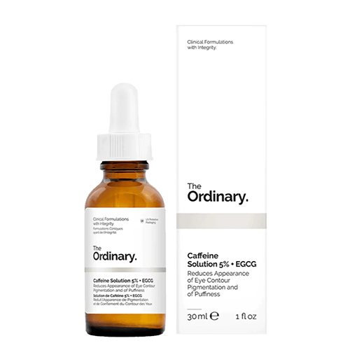 the ordinary caffiene solution 5% + EGCG serum