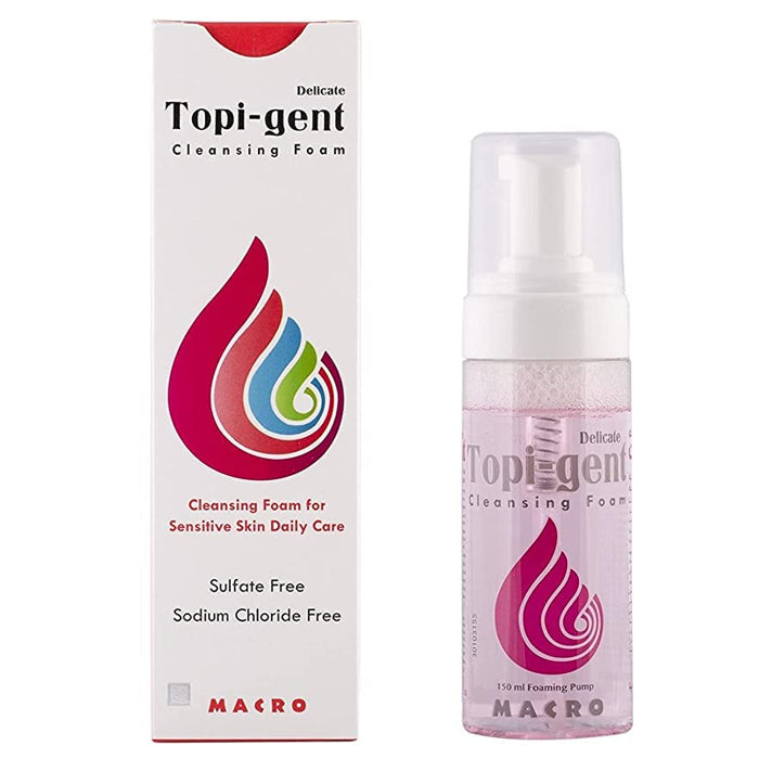 topi-gent delicate cleansing foam 150ml