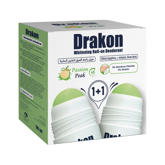 Drakon® Promopack Whitening Roll on -Passion peak (1+1 Free)