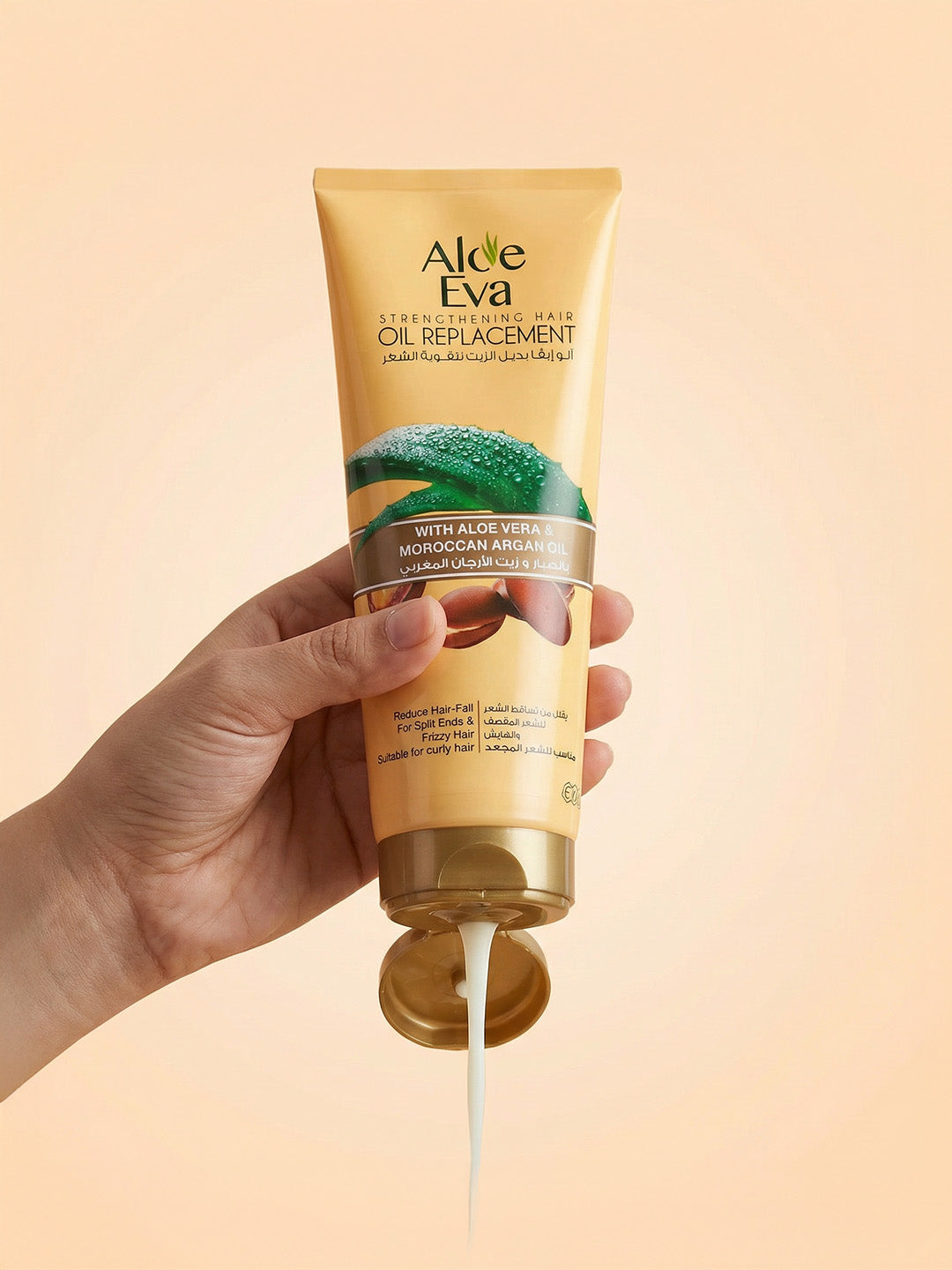 Aloe Eva Strengthening Hair OIL REPLACEMENT With Aloe Vera & Moroccan Argan Oil 250 ML