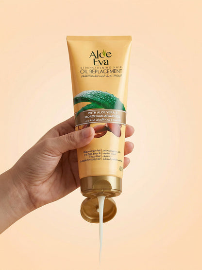 Aloe Eva Strengthening Hair OIL REPLACEMENT With Aloe Vera & Moroccan Argan Oil 250 ML
