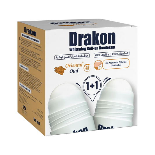 Drakon® Promopack Drakon Whitening Roll on Oriental Oud (1+1 Free)