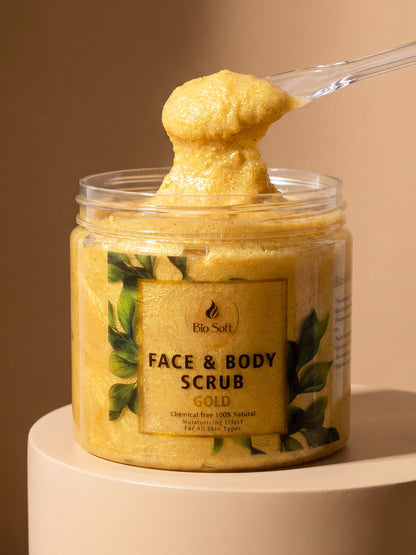 Bio Soft Face & Body Scrub Gold