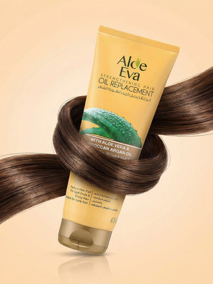 Aloe Eva Strengthening Hair OIL REPLACEMENT With Aloe Vera & Moroccan Argan Oil 250 ML