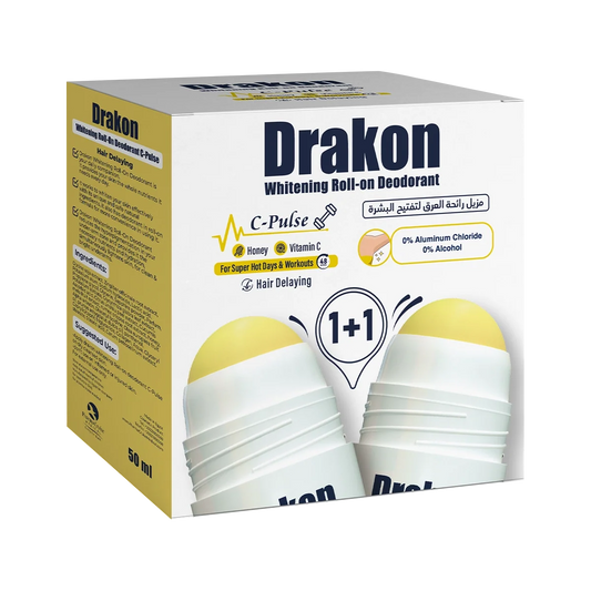Drakon Whitening Roll-on Deodorant C-Pulse 1+1