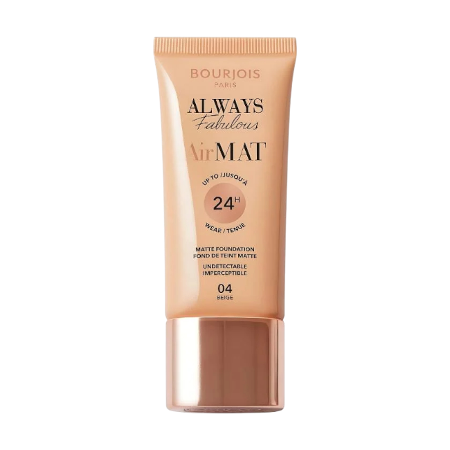 BOURJOIS ALWAYS FABULOUS AIR MAT FOUNDATION 04 BEIGE 30ML