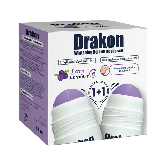Drakon Whitening Roll-on Deodorant Berry Lavender 1+1