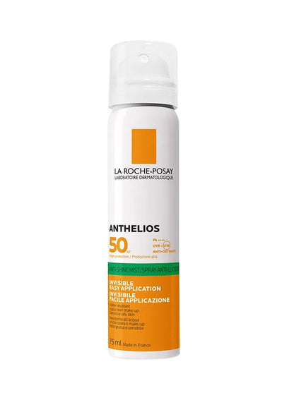 Anthelios Uvmune 400 Anti-Shine Fresh Mist Sunscreen Spf 50+ For Men/Women; Dermatologically-Tested Sunblock For All Skin Types 75ml