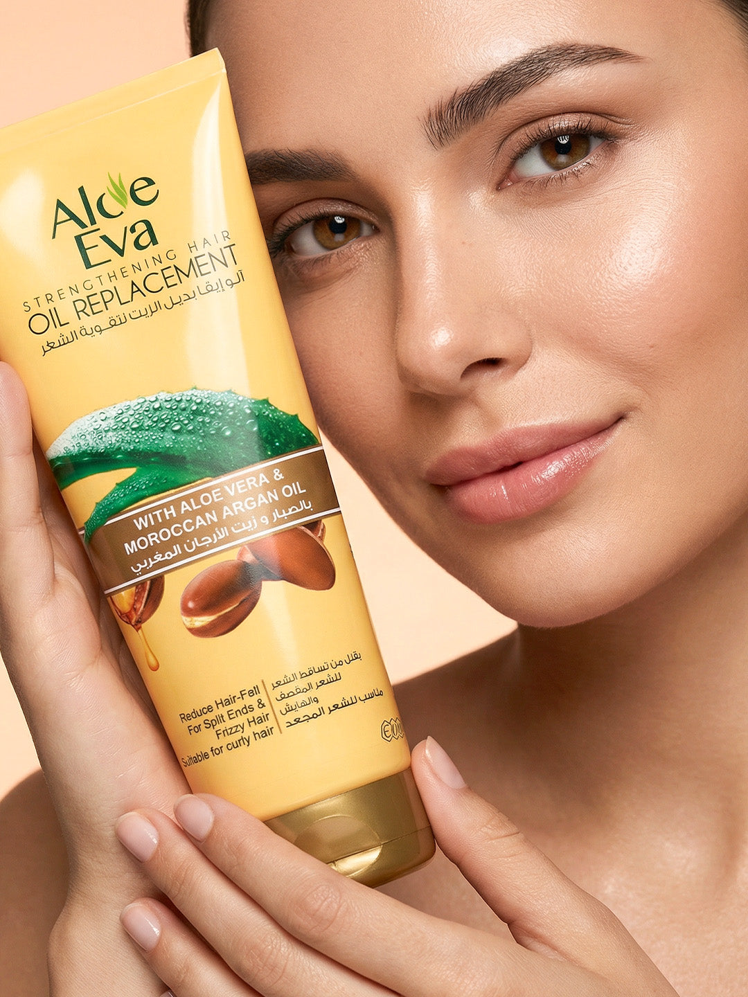 Aloe Eva Strengthening Hair OIL REPLACEMENT With Aloe Vera & Moroccan Argan Oil 250 ML