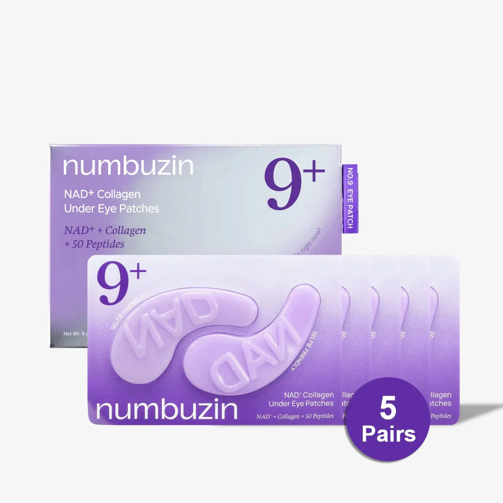 numbuzin - No.9 NAD+ Collagen Under Eye Patches
