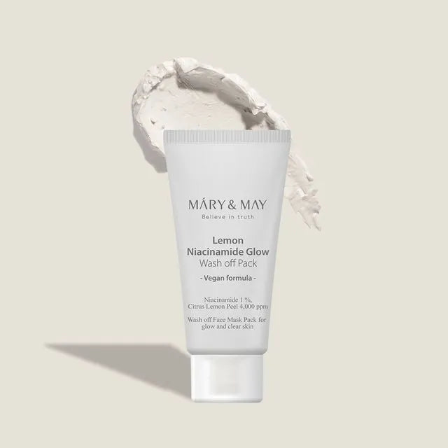 Mary&May - Lemon Niacinamide Glow Wash Off Mask Pack Mini (30g)
