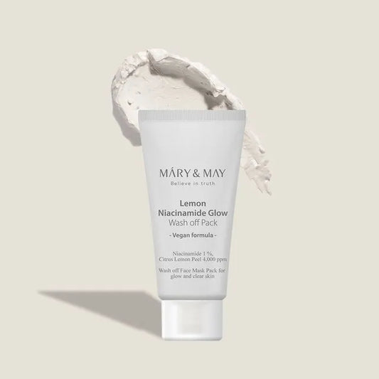 Mary&May - Lemon Niacinamide Glow Wash Off Mask Pack Mini (30g)