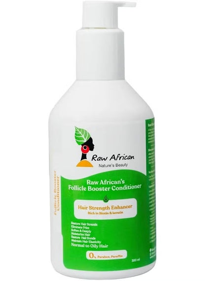 Raw African Natures Beauty Follicle Booster Conditioner - 300 ML (Packaging may vary)