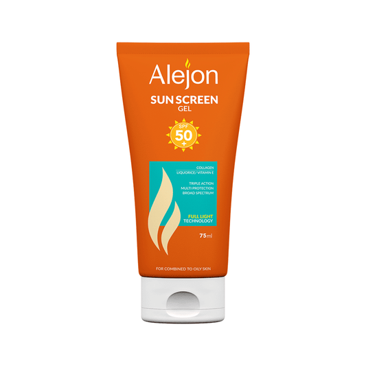 Alejon Sun Screen Gel 75 ml SPF50+ (offer) | واقي شمس أليجون SPF50+ 75 مل
