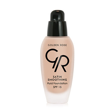 GOLDEN ROSE SATIN SMOOTHING FLUID FOUNDATION SPF15 28 34ML