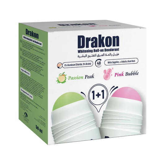 Drakon® Promopack Drakon whitening Roll on Pink Bubble + Passion Peak Free