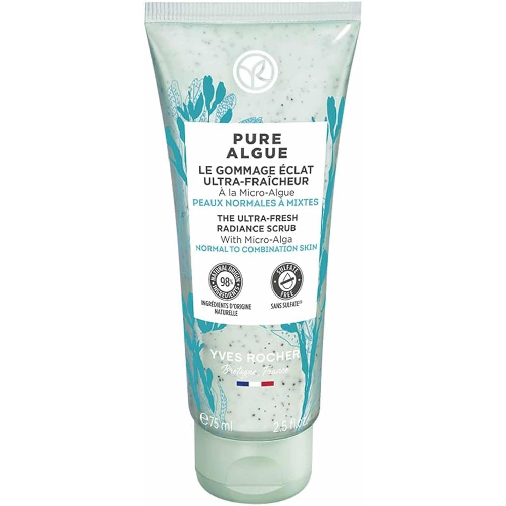 YVES ROCHER PUR ALGUE THE ULTRA FRESH RADIANCE SCRUB TUBE 75ML