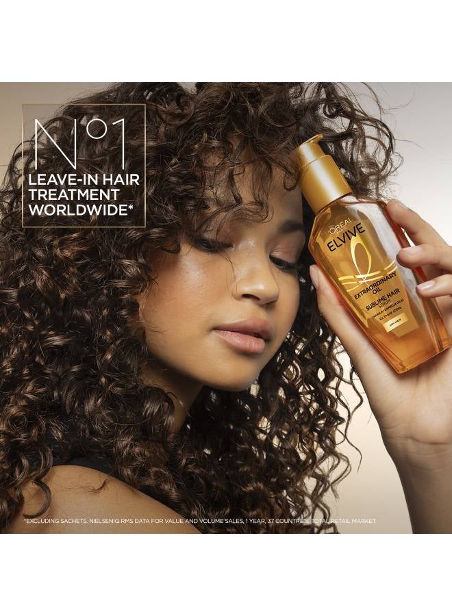 Elvive Extraordinary Sublime Hair Oil Serum Clear 100ml