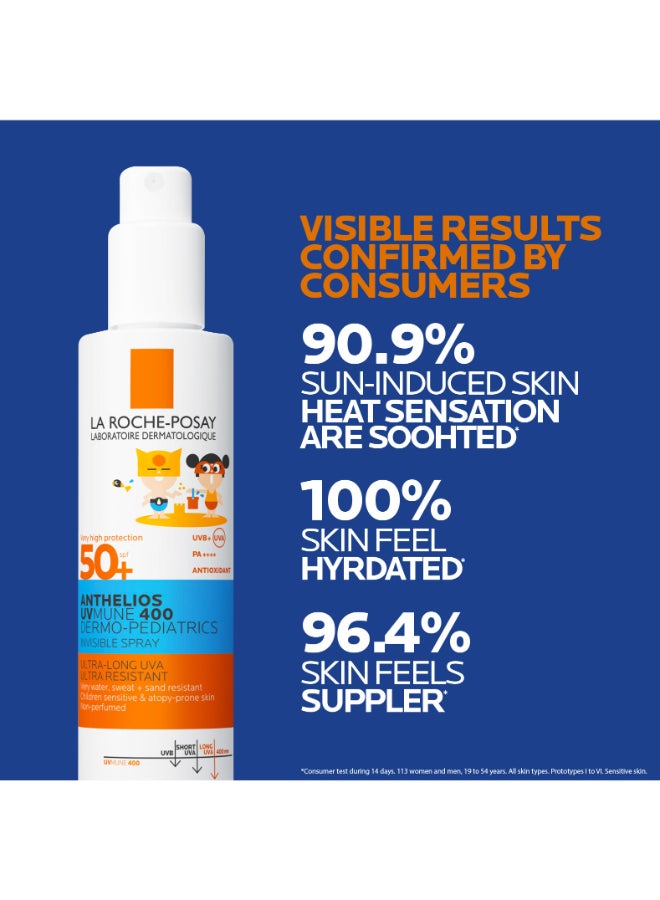 Anthelios Uvmune400 Dermo-Pediatrics Invisible Spray Spf50+ 200ml