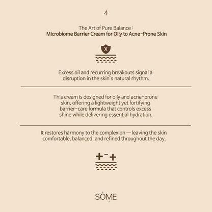 Skin Barrier Cream : Oily to acne prone skin