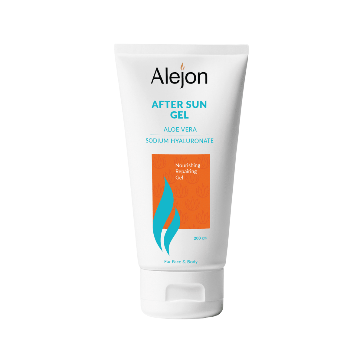 ALEJON AFTER SUN GEL ALOE VERA SODIUM HYAULORNATE FOR FACE&BODY 200GM