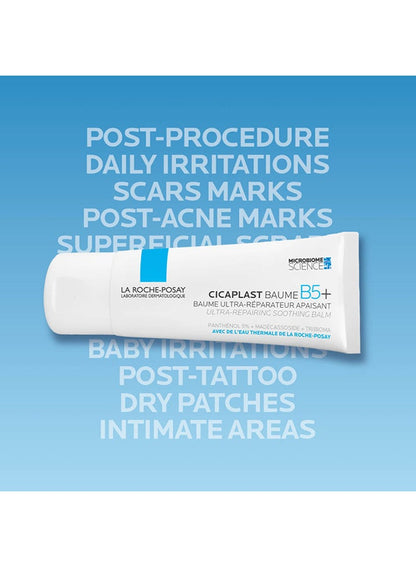 Cicaplast Baume B5+ Ultra Repairing Multi-Purpose Moisturizer Soothing and Reapairing Balm – for dry, damanged, irritiated and sensitive skin for whole family, including babies.
