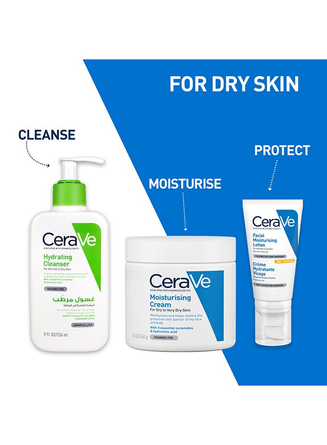 Hydrating Cleanser For Normal To Dry Skin With Hyaluronic Acid 236ml