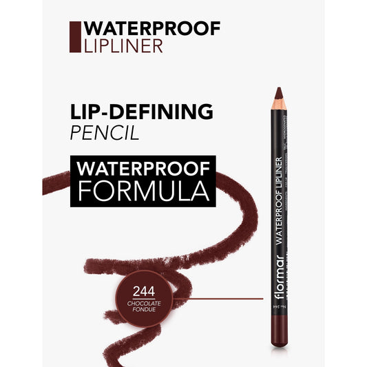 FLOMAR  WATERPROOF LIPLINER  244 CHCLT FONDUE