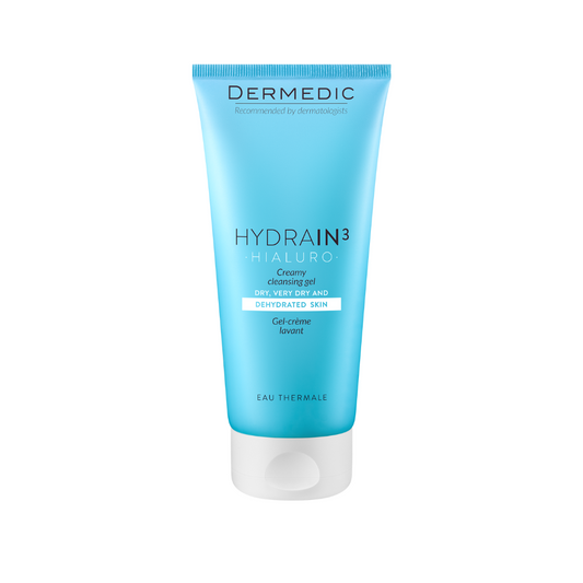 DERMEDIC HYDRAIN 3 Hialuro جل غسول كريمي 200 مل
