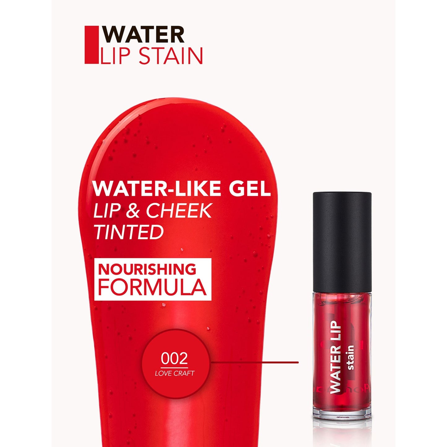 FLORMAR WATER LIP STAIN 002 LOVE CRAFT