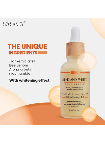 Shine and white Face Serum - Bee Venom Serum