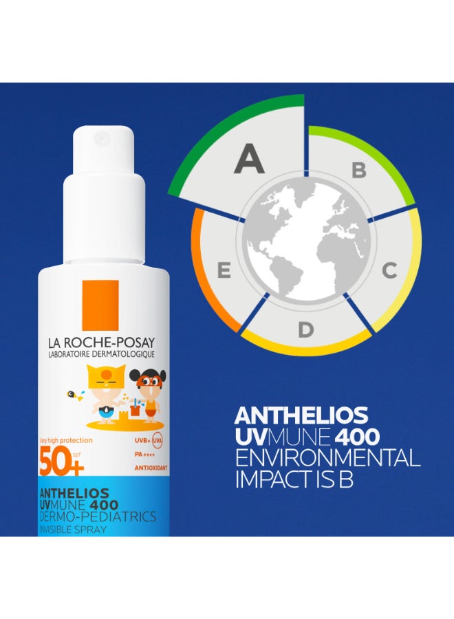 Anthelios Uvmune400 Dermo-Pediatrics Invisible Spray Spf50+ 200ml