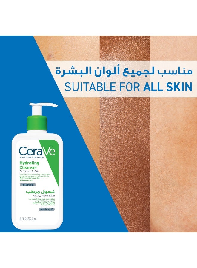 Hydrating Cleanser For Normal To Dry Skin With Hyaluronic Acid 236ml
