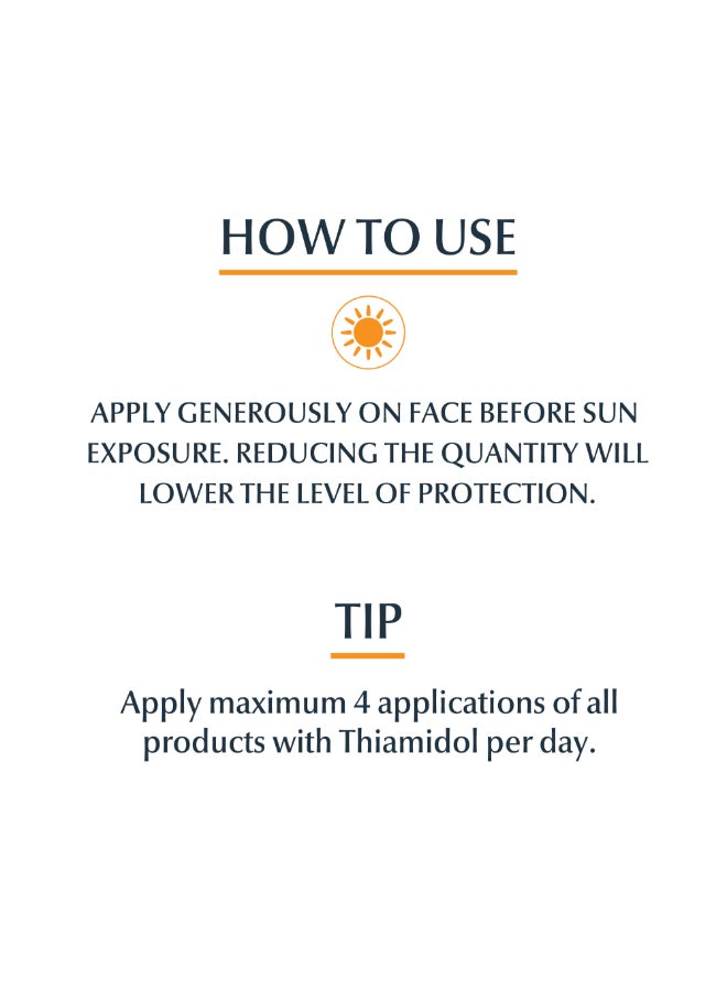 Face Sunscreen Even Perfector Pigment Control Sun Fluid with Thiamidol, High UVA/UVB Protection, SPF50+, Reduces Spots for Uneven Skin Tone 50ml