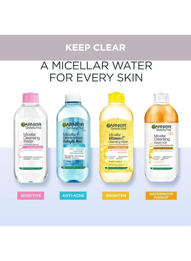 Micellar Water Face Cleanser And Daily Makeup Remover Clear