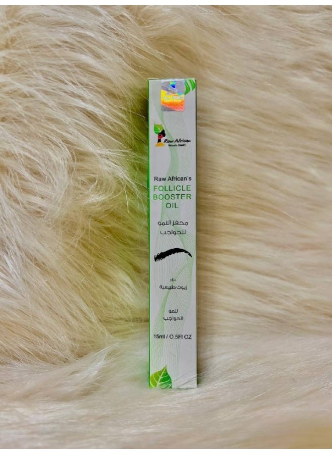 Raw African Eyebrows Follicle Booster Oil -15 Ml (Packaging may vary)