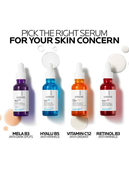 Retinol B3 Face Serum With Vitamin B3; Anti-Aging Face Serum For Lines, Wrinkles & Premature Sun Damage To Regenerate & Resurface Skin clear 30ml