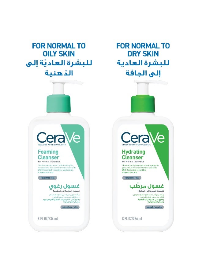 Foaming Cleanser For Normal To Oily Skin With Hyaluronic Acid 236ml