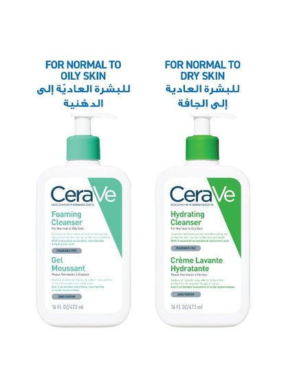 Foaming Cleanser for Normal to Oily Skin with Hyaluronic Acid 473ml