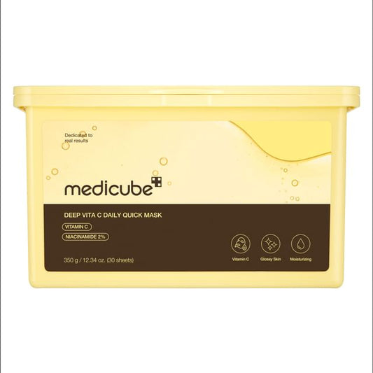 MEDICUBE قناع يومي سريع بفيتامين سي العميق 30 ورقة 350 جم