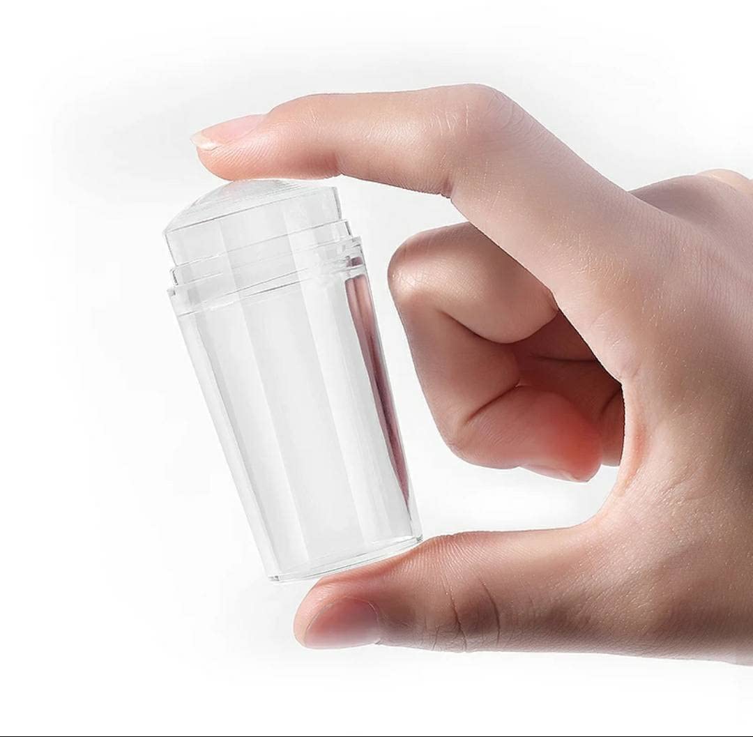 Silicone Transparent Nail Art Stamping Kit
