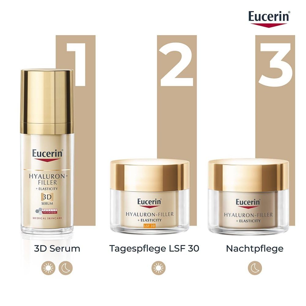 Eucerin Hyaluron-Filler + Elasticity 3D Serum + Geschenkbox, 30 ml Cream