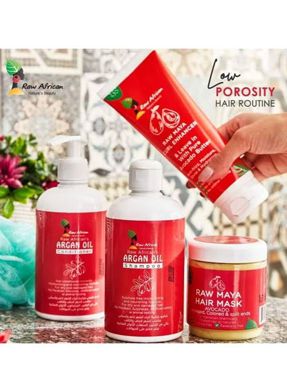 Maya Curl Enhancer Leave-In Cream - (250g) | Avocado & Jojoba Oil | Frizz Control for Low Porosity Hair