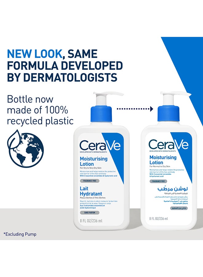 Moisturising Lotion For Normal To Dry Skin With 3 Essential Ceramides white 236ml