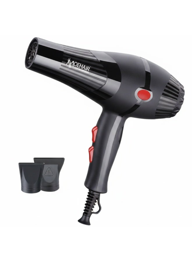 MO-7123 Professional Hair Dryer for Women, 5000W High Power with Ionic Care, 3 Heat & 2 Speed Settings, Hot Warm & Cool Air, Overheat Protection, Long Rotating Cord for Home & Salon Use