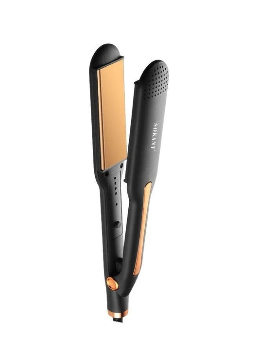 SK-993 Professional Ceramic Hair Straightener Flat Iron, Digital Temperature Display, Fast Heating Hair Styling Tool, Smooth Anti-Frizz Finish, Salon & Home Use, Suitable for All Hair Types